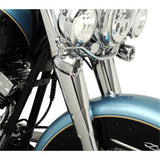 Drag Specialties Fork Slider Covers Stock Length Chrome Smooth For Harley Motorcycles 1949-2017