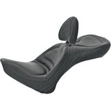 Saddlemen Explorer™ Seat Explorer™ With Backrest Stitched Black FL FX For Harley Softail 2000-2007