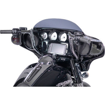 FAT Baggers INC. 1-1/4" EZ Install Pointed Top Handlebar 12" Chrome - 905012 For Harley Touring 1986-2022