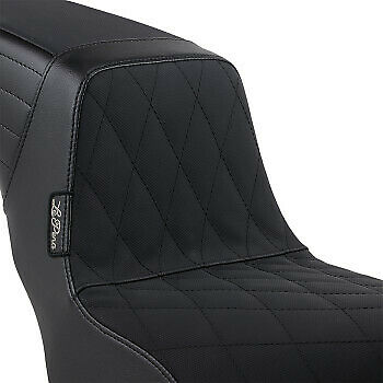 LePera Kickflip Seat — Diamond With Gripp Tape Black - LY-590DMGP For Harley Softail 2018-2023