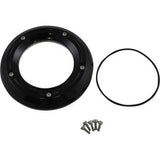 Trask Assault Derby Cover With Window Gloss Black Softail - TM-0042BK For Harley Softail 2018-2025