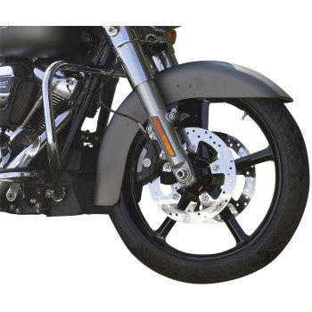 Coastal Moto Rockstar Moto Forged Aluminum Wheel Rockstar Front Dual Disc Without ABS Black 21x3.25 - 1502-ROC-213-B For Harley Touring 2008-2026
