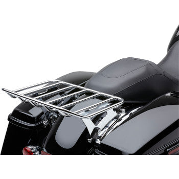 Cobra Big Ass® Detachable Luggage Rack — Flip-Up Chrome - 602-2600 For Harley Touring 2009-2022
