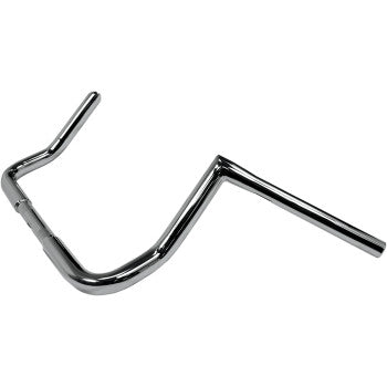 LA Choppers 1-1/4" Twin Peaks Touring Handlebar 10" Chrome - LA-7361-10 For Harley Touring 1996-2022