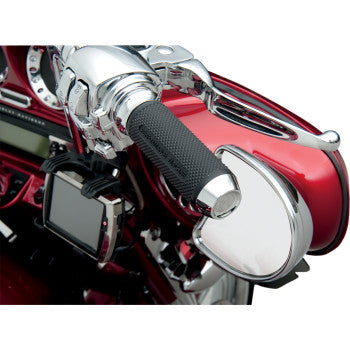 Performance Machine Elite Grips - 0063-2027-CH For Harley Motorcycles 1980-2020