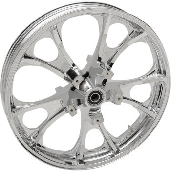 Coastal Moto Largo Precision Cast 3D Wheel — Largo 3D Front Dual Disc Without ABS Chrome 21x3.5 - 3D-LGO213CH For Harley Touring 2008-2026