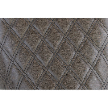 Saddlemen Renegade™ Lattice Stitch Solo Seat Lattice Stitched Brown - 808-07B-002BLS For Harley Touring 2008-2025