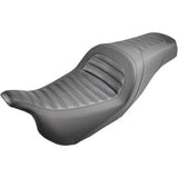 Saddlemen Slim Roll & Pleat Seat Black - 808-07B-161 For Harley Touring 2008-2025