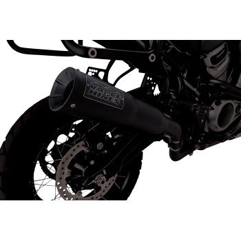 Vance & Hines Adventure Hi-Output 450 Slip-On Muffler Black Stainless Steel - 46533 For Harley Pan America 2021-2025