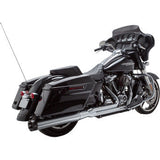 S&S Cycle 2-Into-1 Sidewinder® Exhaust System FL M8 Chrome - 550-0728 For Harley Touring 2017-2026