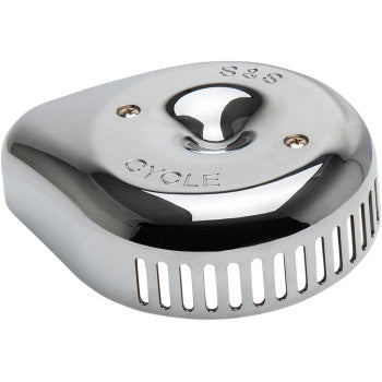 S&S Cycle Stealth Air Cleaner Cover Slasher Chrome - 170-0532