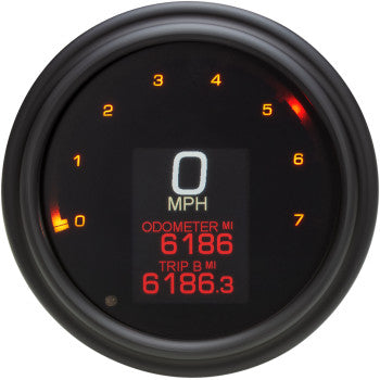Dakota Digital MLX 2000 Series Gauge Black Bezel 4.5" - MLX-2011-K For Harley Motorcycles 2011-2024