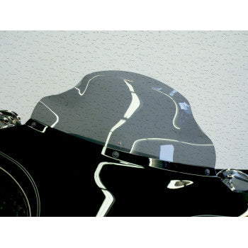 Klock Werks Flare® Windshield 8-1/2" Smoke - KWW-01-0210 For Harley Touring 1996-2013