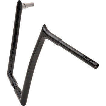 FAT Baggers INC. 1-1/4" EZ Install Pointed Top Handlebar 14" Black - 906014-B For Harley Road Glide 2015-2022