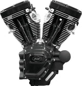 S&S Cycle BT T124 Black Edition Longblock Engine 640 GE Cams - 310-0831A For Harley Touring 1999-2006