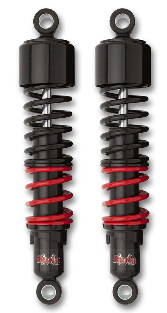 Burly Brand 750-05561 B28-1252 STILETTO SHOCKS 12.5" BLACK FXD 91-17