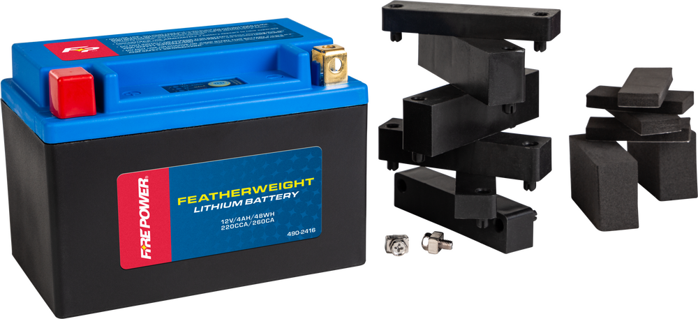 Fire Power Featherweight Lithium Battery 220 CCA 12V/48WH - HJTX14-FP-B For Harley Rod / Screamin' / Night / Street 2002-2006