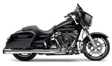 Cobra 4.5" Groove TIP Slip-ON Chrome - 6291 For Harley Touring 2017-2026