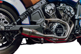Sawicki Indian Scout Shorty Cannon Brushed SS For Indian Scout 2015-2022