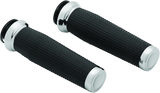 Kuryakyn 5960 Thresher Grips 18-Up Indian Models Chrome