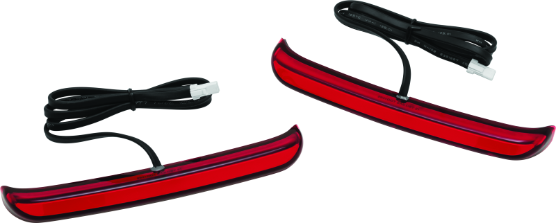 Kuryakyn Tracer Saddlebag Lights Red Lens - 2941 For Harley Touring 2014-2021