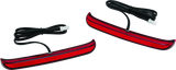 Kuryakyn Tracer Saddlebag Lights Red Lens - 2941 For Harley Touring 2014-2021