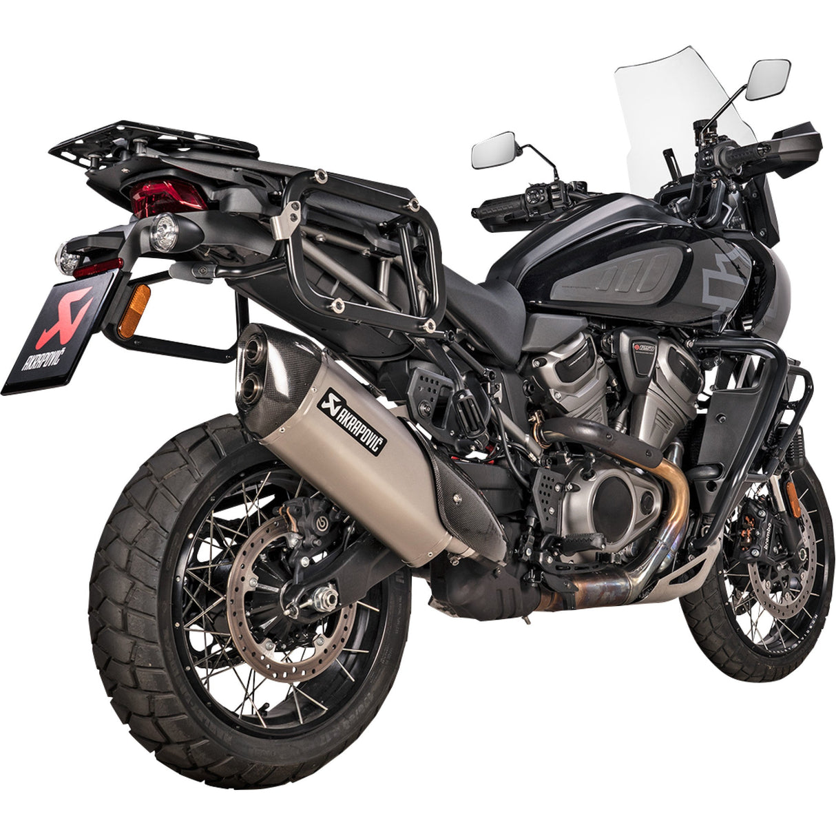 AKRAPOVIC 1801-1497 S-HD12SO1-HAFT Slip-On Line Muffler titanium