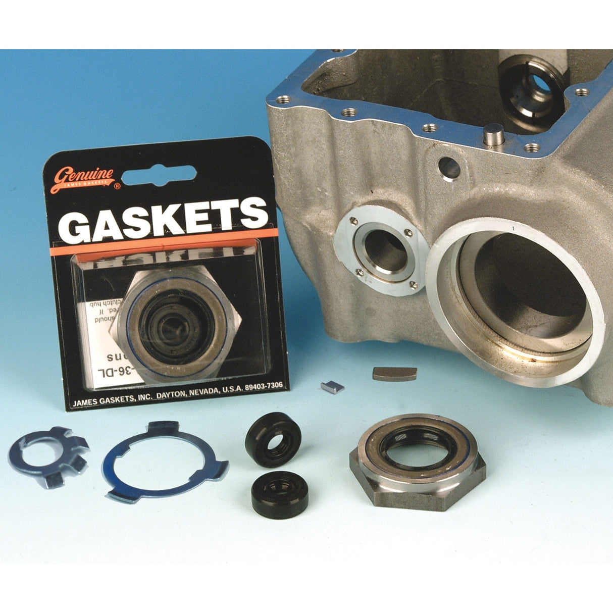 James Gasket Super Nut® Transmission Sprocket Seal Big Twin - JGI-35211-36DL For Harley Motorcycles 1936-1980