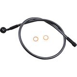 MAGNUM SHIELDING 1741-6162 AS478128 Alternate Length Upper Brake Line - 12mm-35° - 28" - Black Pearl