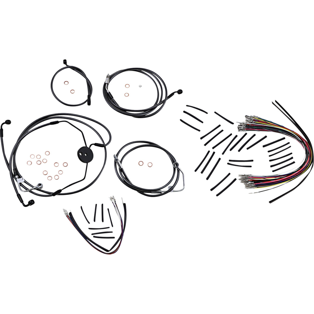 Magnum Shielding Cable Kit - 487022 For Harley Road Glide 2011-2012