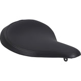 DRAG SPECIALTIES SEATS 0806-0052 Large Spring Solo Seat Seat - Spring Solo - Large - Black Solar-Reflective Leather - Smooth