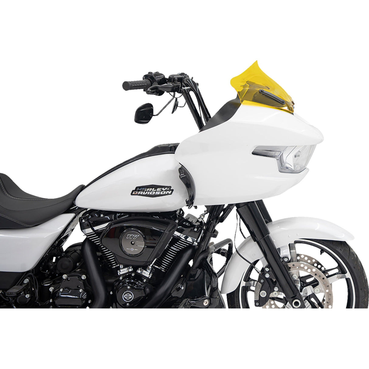Klock Werks Kolor Flare® Windshield 10" Yellow - KWW-01-0717 For Harley Road Glide 2023-2026