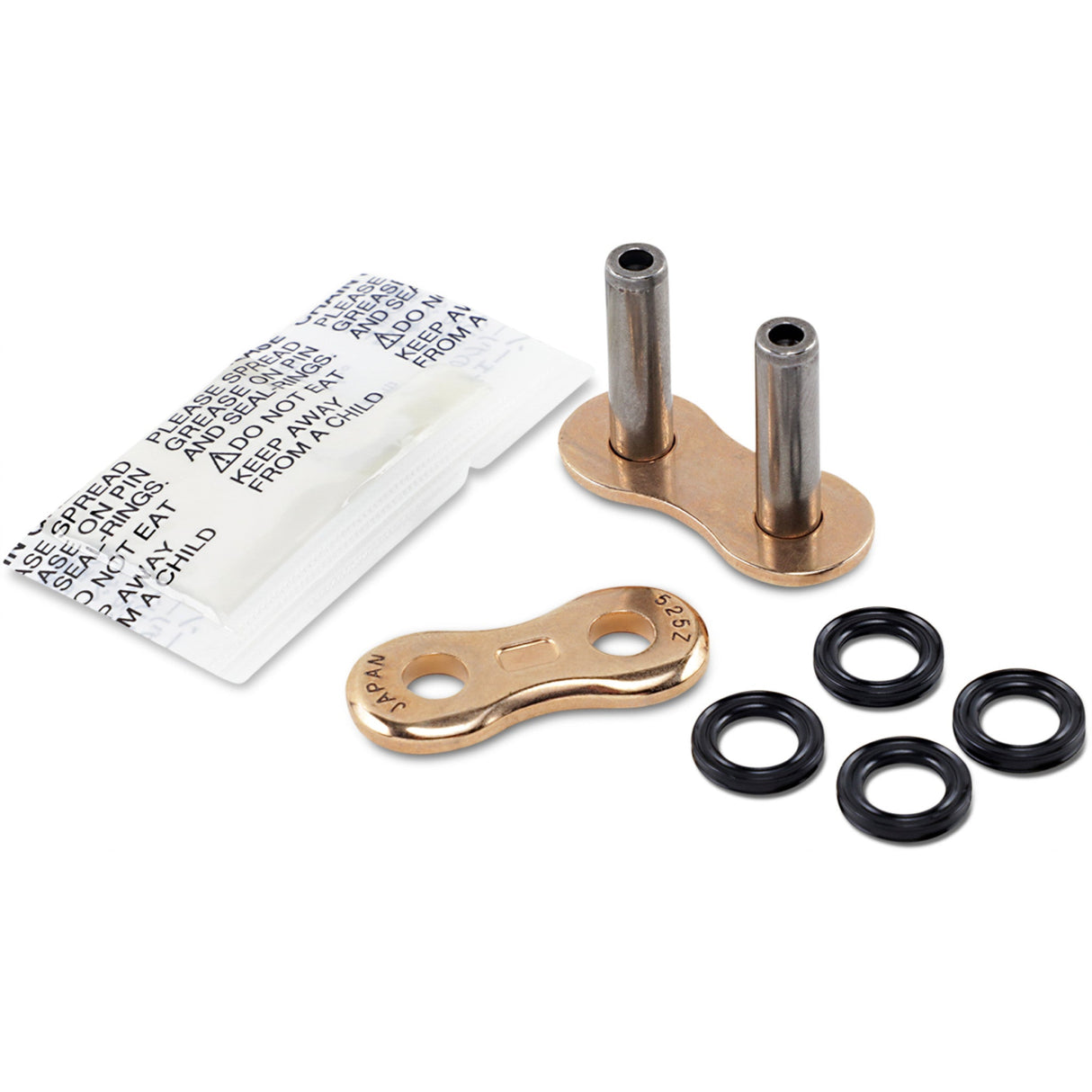 EK 1225-0732 525Z/3D-MLJ/G 525 Z Rivet Connecting Link 525 Z - Gold - Rivet Connecting Link