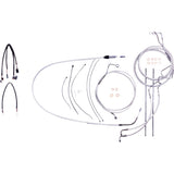 Magnum Shielding Cable Kit - 3871192 For Harley Touring 2021-2023