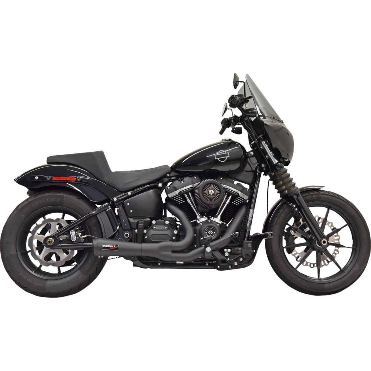 Bassani Xhaust Ripper 2-Into-1 Exhaust System - 1S73RBE For Harley Softail 2018-2024