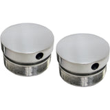LA Choppers Flush-Mount Fork Caps 49 Mm Polished - LA-7504-49 For Harley Dyna 2006-2017