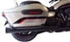 Tab Performance 4" B.A.M. Stick Exhaust Pipes | Black | Yamaha - Black Straight Tips, Zombie Baffles 311-2290-B2-Z