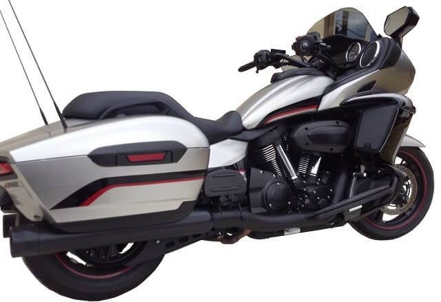 Tab Performance 4" B.A.M. Stick Exhaust Pipes | Black | Yamaha - Chrome Slash Tips, No Baffles 311-2290-C-NB
