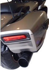 Tab Performance 4" B.A.M. Stick Exhaust Pipes | Black | Yamaha - Black Straight Tips, No Baffles 311-2290-B2-NB