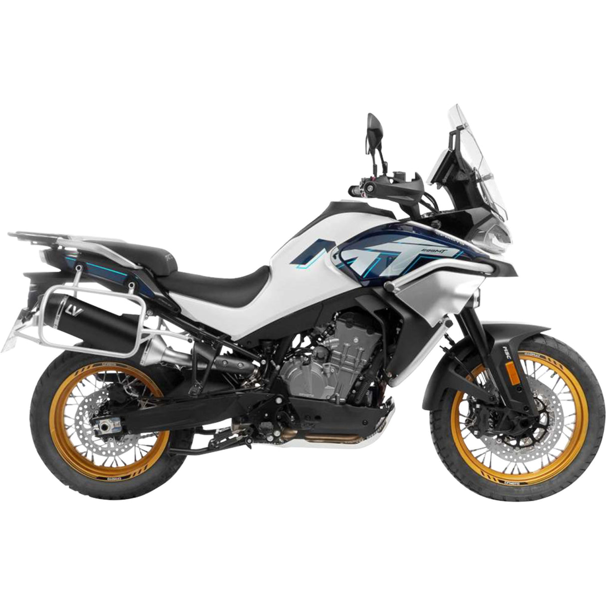 LEOVINCE 1811-4947 15618BU LV-14 Slip-On Muffler black - ktm/cf moto 790/800/890/901