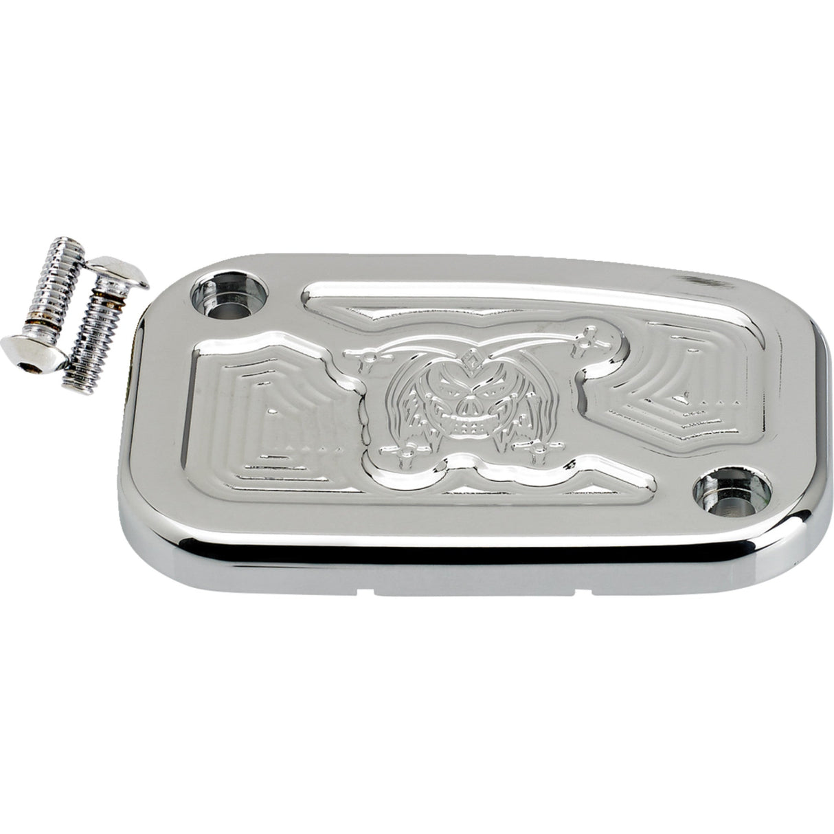 Joker Machine Hydraulic Clutch Master Cylinder Cover Joker Chrome - 08-013C For Harley Touring 2017-2020