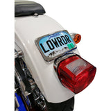 DRAG SPECIALTIES Radius Three-Bolt Style License Plate Mount Assembly