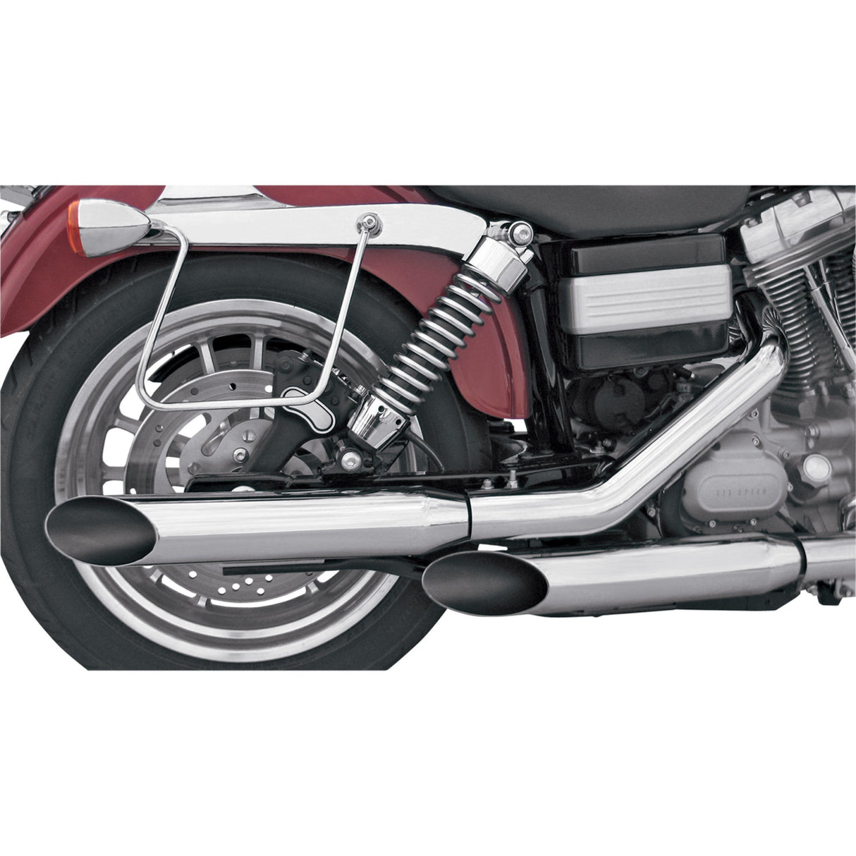 Khrome Werks 3" HP-Plus® Slip-On Mufflers Slashcut - 202310A For Harley Motorcycles 2017-2026