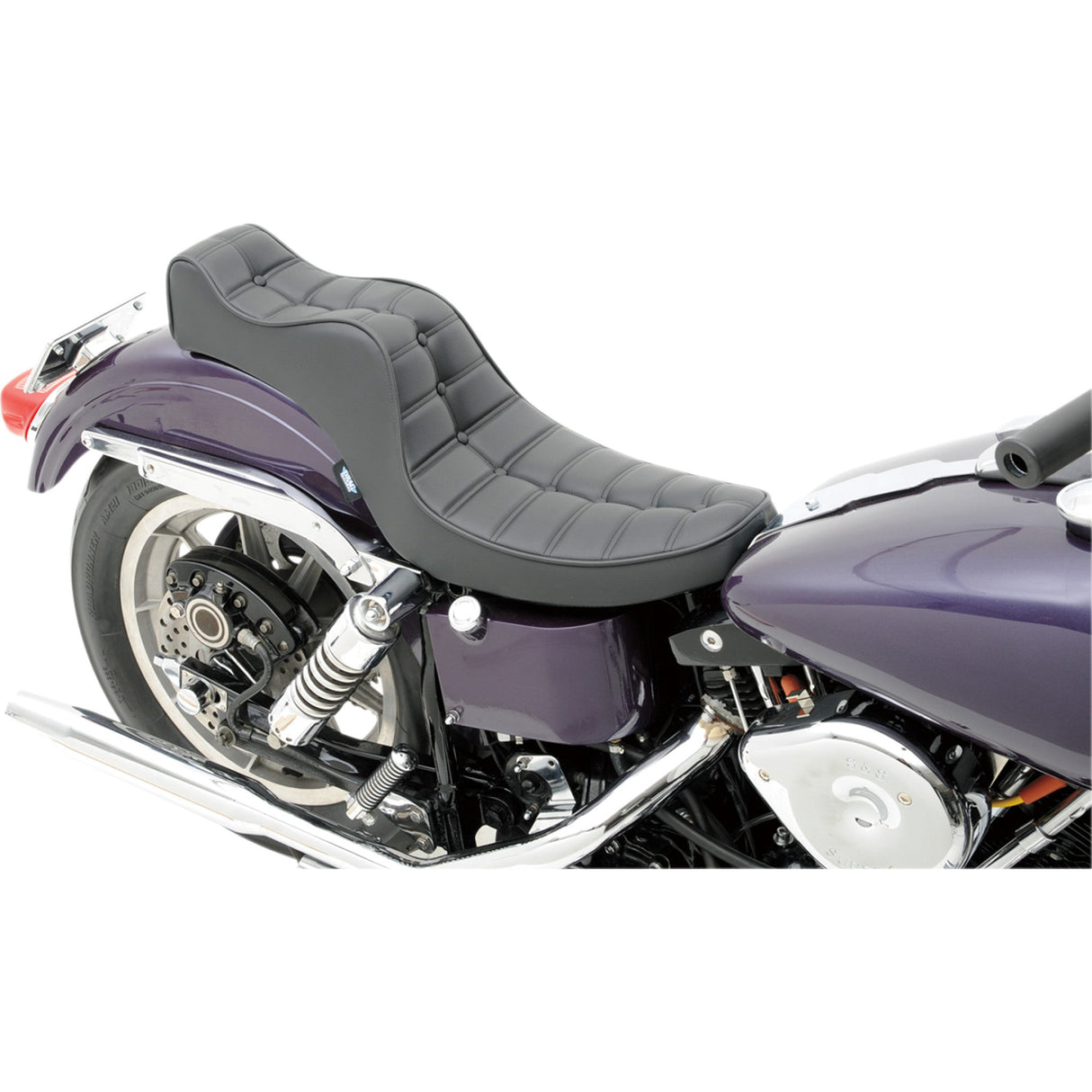 Drag Specialties Mini King And Queen Seat - 0805-0093 For Harley Motorcycles 1958-1984