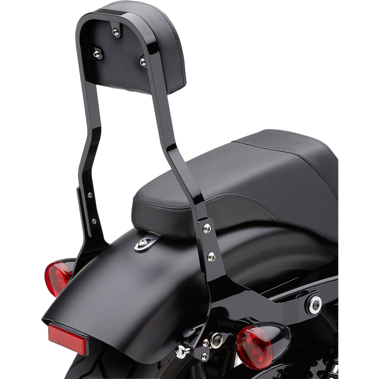 COBRA 1501-0578 602-2041B Detachable Backrest Kit - 14" - Black - Softail