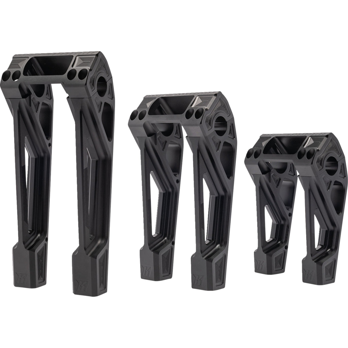 Kodlin USA Fastback Risers 6" Black - K55123 For Harley Softail 2018-2024