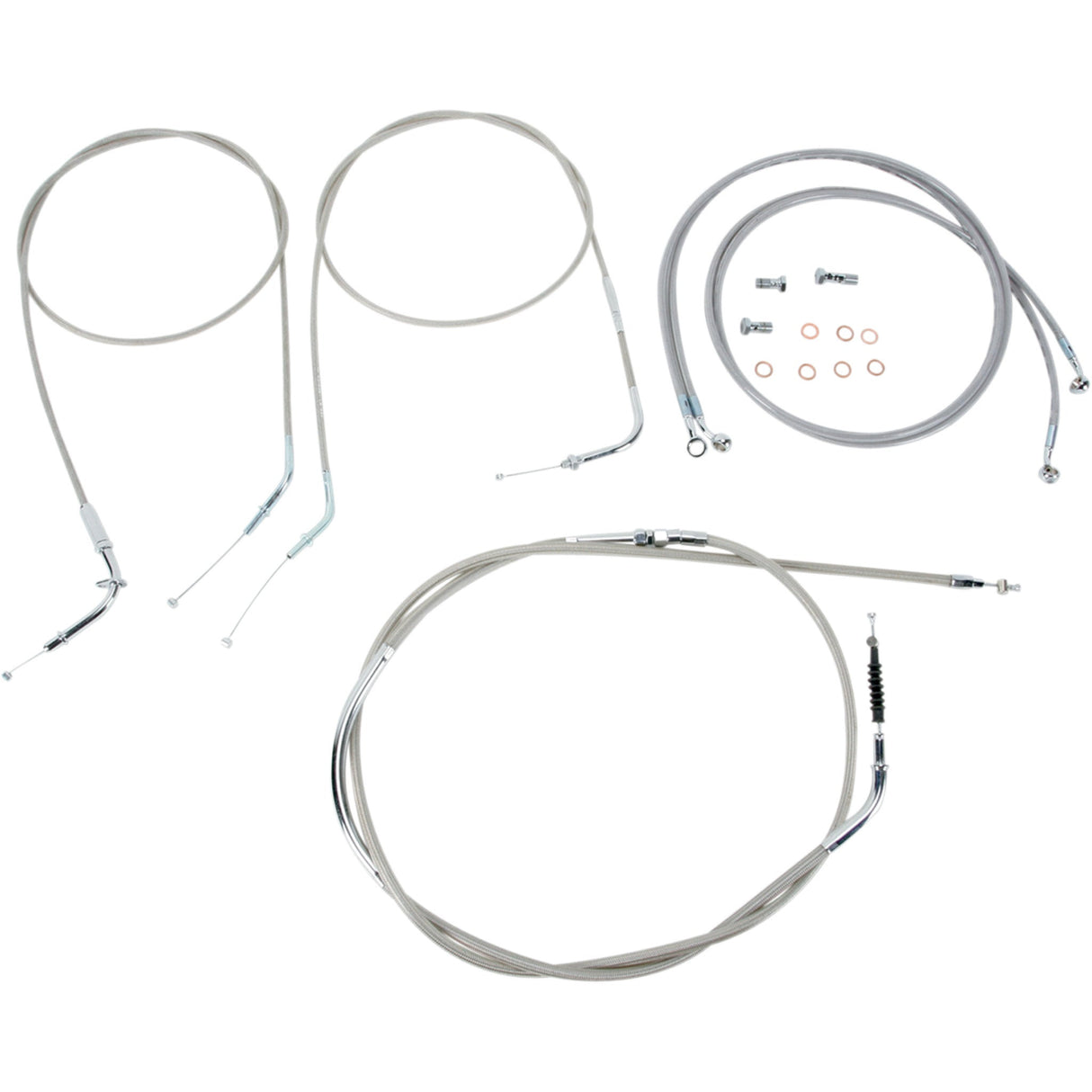Baron Cable Kit - BA-8076KT-18 Kawasaki VN2000A Vulcan 2000 / 2000 Vulcan 2004-2010