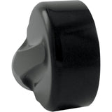 Joker Machine Concealed Bar End Mirror Concealed Side View Round Smooth Black Each - 09-326B
