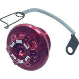 PSR 0950-0458 00-01315-24 Oil Filler Cap Kit Oil Cap Kit - Red - M25 x 1.5 - Aprilia