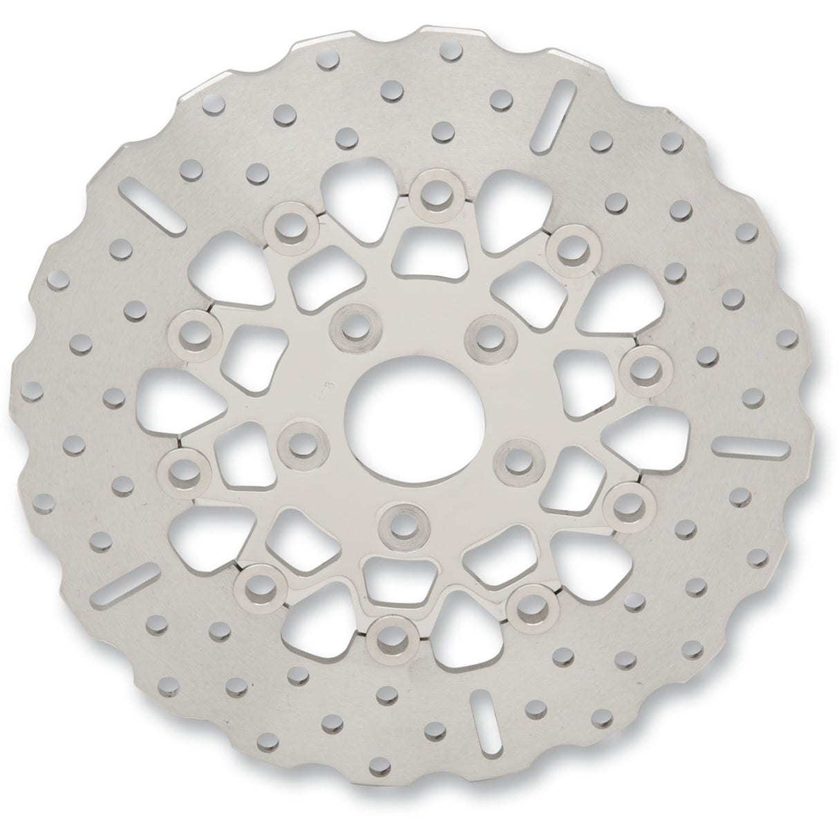 EBC Custom Stainless Steel Rear Brake Rotor Silver - RSD017C For Harley 1992-1999